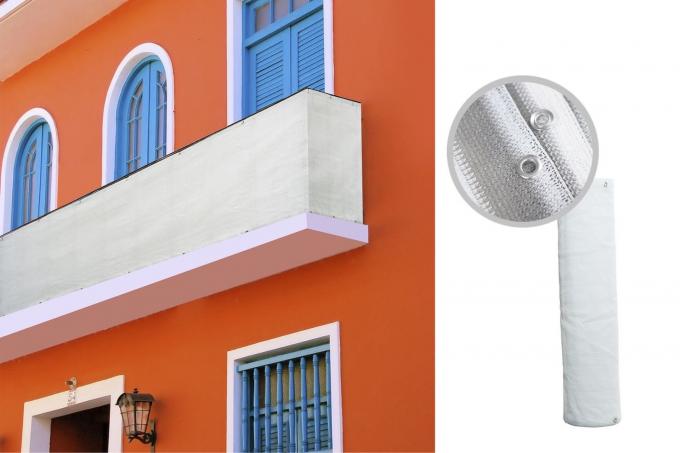 Lưới che nắng HDpe ban công 0.9x5m UV Sail hoàn thiện 3